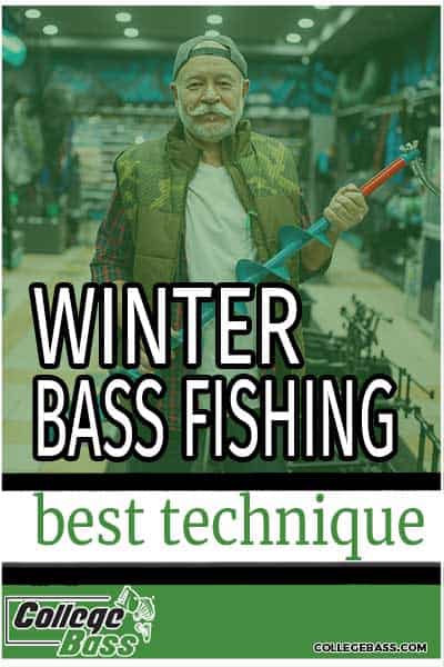 winter bass fishing best technique